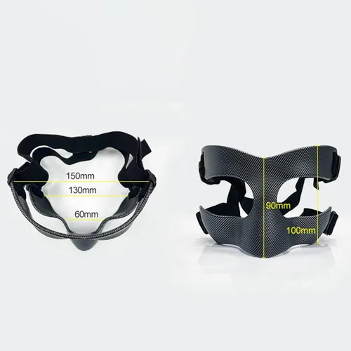 Vista 2 de Guard Nose Guard Facial Protector with Adjustable Strap and Double Layer Foam Padding Body Suitable for Basketball Football Volleyball Workout