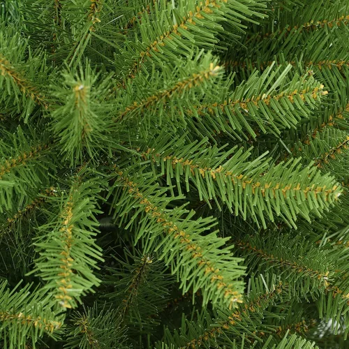 Vista 2 de Puleo International Árbol de Navidad artificial de abeto Fraser de 6 pies con soporte, verde, (FFPT-60)