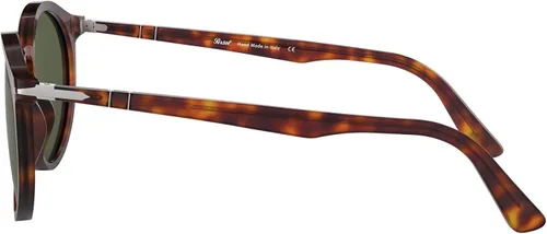 Vista 4 de Persol PO3214S - Gafas de sol redondas, HavanaVerde