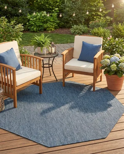 Vista 45 de Rugs.com Outdoor Solid Collection - Alfombra de pelo plano beige de 2 x 3 pulgadas, perfecta para entradas, cocinas, rincones de desayuno, piezas