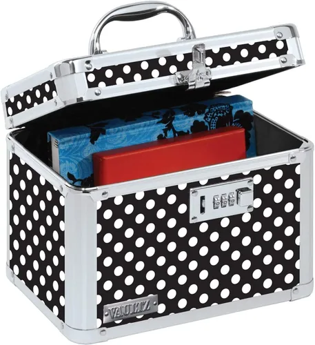 Vista 17 de Vaultz Cajas de seguridad seguras – Caja de seguridad segura con combinación, almacenamiento para documentos, objetos de valor, medicamentos