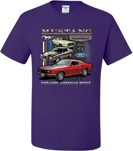 Vista 5 de Ford Mustang Classics Camiseta Muscle Car Untamed American Spirit