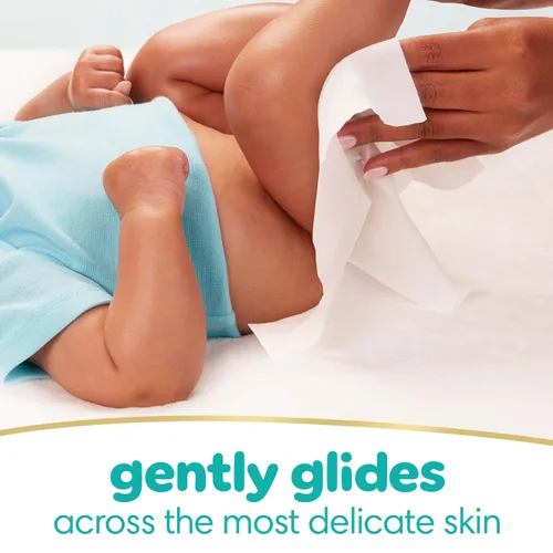 Vista 18 de Pampers Swaddlers - Pañales desechables para bebé, talla 1, 198 unidades con toallitas sensibles a base de agua, 12 paquetes abatibles
