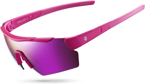 Vista 7 de Gafas de sol Z87 para mujer y hombre Lentes de sol de seguridad elegantes con protección UV400 avanzada, para correr, pickleball, béisbol