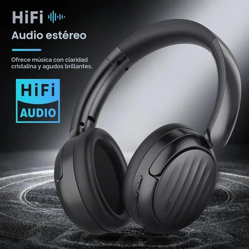 Vista 3 de Auriculares Bluetooth, auriculares híbridos con cancelación activa de ruido