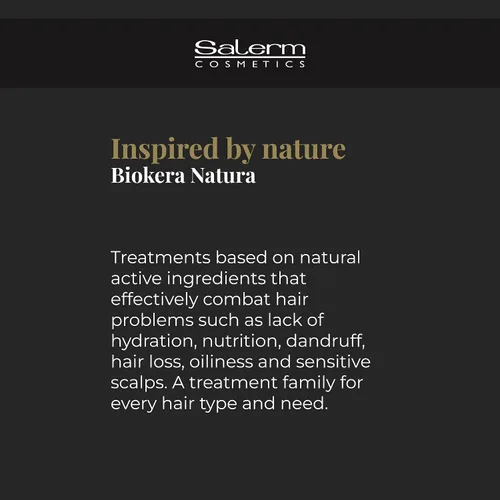 Vista 5 de SALERM - Tratamiento Capilar Graso - Tratamiento Intensivo de Grasa Biokera Natura - 6 x 0.3 fl oz - Loción Intensiva para Cabello Graso