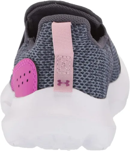 Vista 3 de Under Armour Tenis unisex para correr preescolar Surge 3 sin cordones para niños