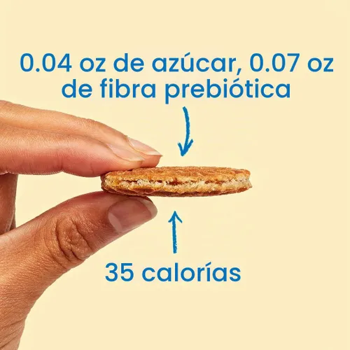 Vista 5 de Rip Van Wafels Stroopwafel Mini Dutch Caramel & Vanilla - Bocadillos bajos en carbohidratos (3 g de carbohidratos netos) - Bocadillo sin OMG - Apto