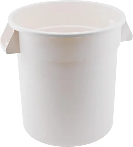 Vista 9 de Winco PTC-10G Cubo de basura redondo, 10 galones, plástico, gris