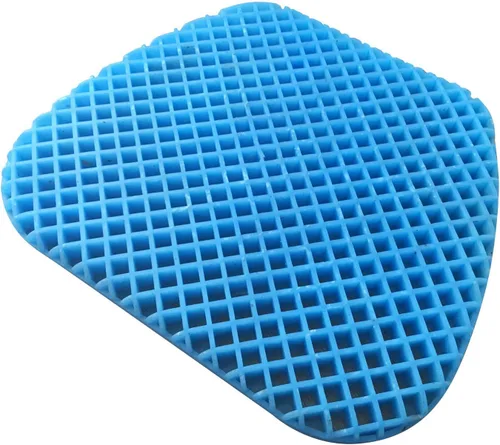 Vista 2 de Almohadillas ortopédico todo de gel premium FOMI, para el coche, silla de oficina, silla de ruedas u hogar Alivio del dolor por presión El mejor gel