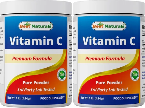 Vista 4 de Best Naturals Polvo de Vitamina C 100% Puro 1 lb (454 gramos) en Polvo (También llamado Ácido Ascórbico)