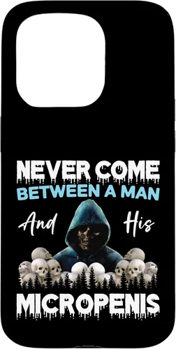 Vista 14 de Funda divertida para iPhone 16 Man and Micropenis Cringe Weird Stupid Meme
