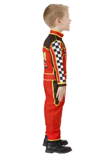Vista 7 de Disfraz de Uniforme de Equipo de Boxes Cars de Disney y Pixar para Niño Pequeño Multicolor