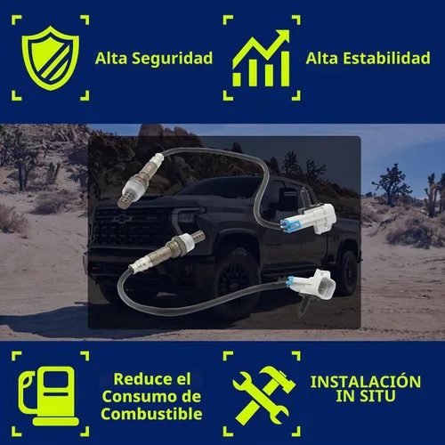 Vista 4 de Sensor de oxígeno O2 aguas arriba compatible con Buick Enclave Rainier; Chevrolet Corvette Silverado Impala Suburban Tahoe; GMC Sierra 1500 2500