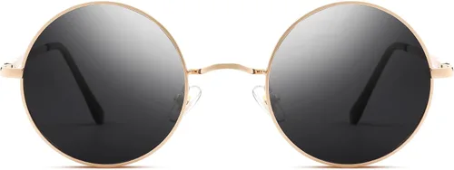 Vista 7 de Pro Acme - Gafas de sol polarizadas redondas para hombre y mujer, estilo John Lennon