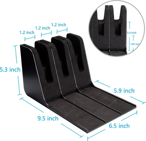 Vista 3 de Adoreal Soporte para pistola para pistola de almacenamiento seguro para armas, accesorio seguro para armas, organizador seguro para armas