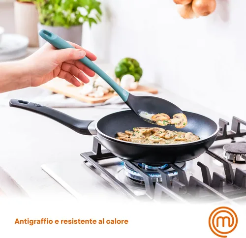 Vista 4 de MasterChef Herramientas de cocina de 6 piezas hechas de material resistente al calor, resistente al calor, con elegantes asas suaves y multicolor