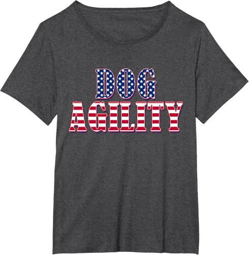 Vista 19 de Dog Agility American Flag - Camiseta de agilidad para perros, Negro