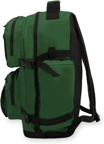 Vista 3 de Everest Maletas Oversize Deluxe Mochila, Verde oscuro, talla única , Deluxe Mochila grande
