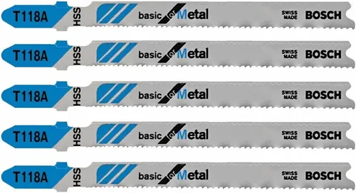 Vista 32 de Bosch T118EF100 100 piezas 3-5/8 pulgadas 11-18 TPI flexible para hojas de sierra caladora de metal con vástago en T