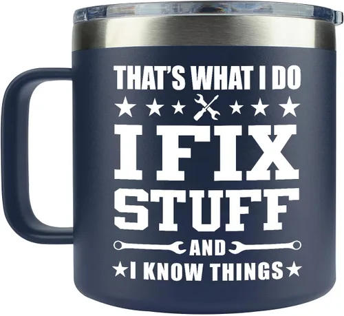 Vista 9 de Regalos para el abuelo de la nieta, el nieto, los niños en el Día del Padre, Navidad, cumpleaños - Tazas de café divertidas para regalar a
