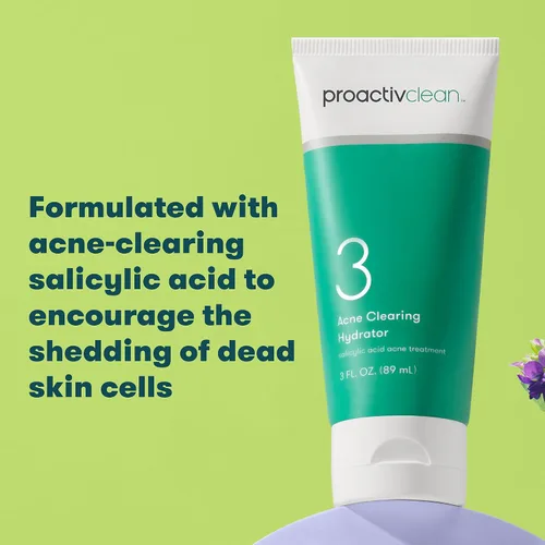 Vista 2 de Proactiv Clean Acne Clearing Hydrator- Suave hidratante facial diario para mujeres y hombres, crema de tratamiento de acné con ácido salicílico