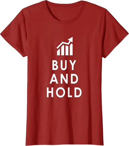Vista 39 de Stocks Investing Buy and Hold Investor T-Shirt Asphalt Grey