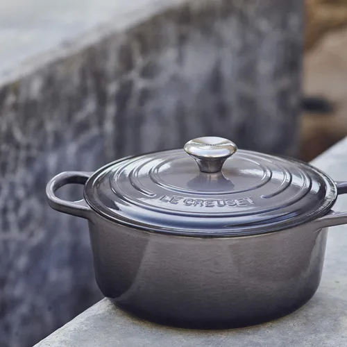Vista 4 de Le Creuset Signature - Juego de utensilios de cocina de hierro fundido, 9 piezas (Oyster)