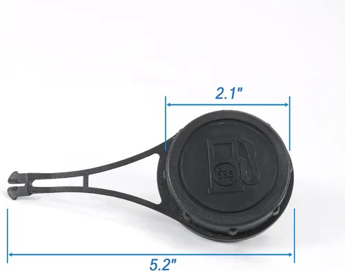 Vista 5 de DICMIC Tapa de gasolina para cortacésped compatible con B&S 550E 550EX 625E 675EX Serie 725EX Tapa del depósito de combustible de repuesto # 799585