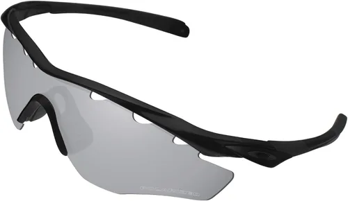 Vista 2 de BroLizard - Lente polarizada para gafas de sol Oakley M2 con ventilación, plateado