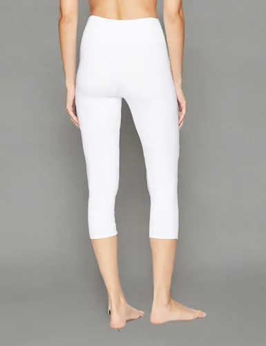 Vista 3 de Splendor Flying - Leggings capri de yoga para mujer, con bolsillo interior, tela no transparente
