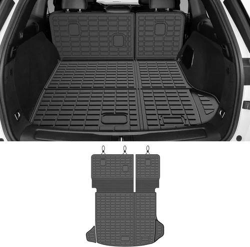 Vista 104 de Forro de carga para Jeep Compass/Patriot 2007-2016 y 2007-2012 Dodge Caliber, alfombras de carga para todo clima para accesorios de Compass
