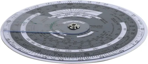 Vista 9 de E6B R Flight Computer Aviation Slide Rule For Pilot Training Plastic