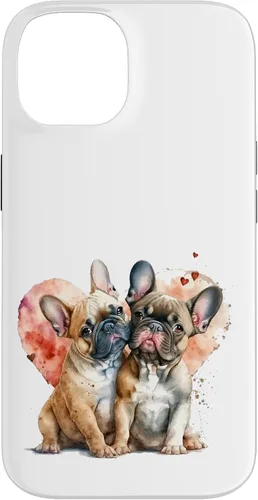 Vista 4 de Carcasa para iPhone 17, diseño de perro francés, diseño de bulldog francés