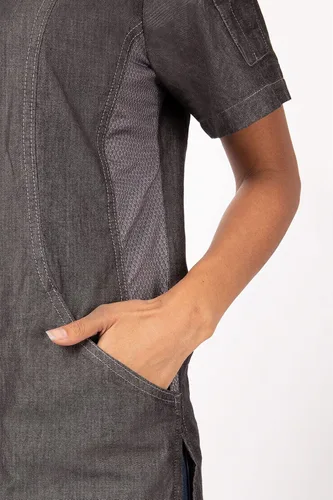 Vista 7 de Chef Works Chelsea Chef Coat para mujer