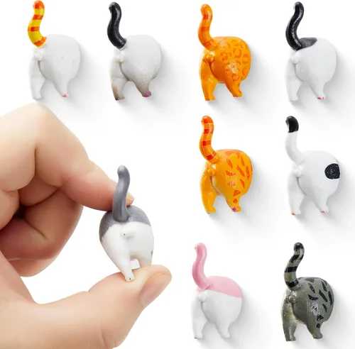 Vista 8 de Añade un poco de humor y diversión a tu refrigerador con nuestros imanes de animales salvajes, perfectos para el hogar, imanes de refrigerador