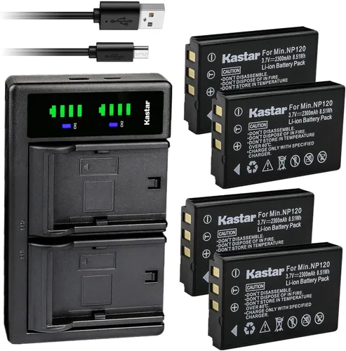 Vista 7 de Kastar Cargador de batería USB LTD2 compatible con batería Sonocaddie US-S, AutoPlay, V300, V300 Plus, cámara de entrenamiento deportivo SwingShot
