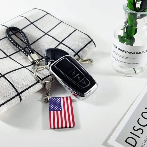Vista 7 de QQSD Llavero con la bandera de Irlanda, llavero irlandés para llaves, mochila, equipaje y regalos, paquete de 2, Irlanda