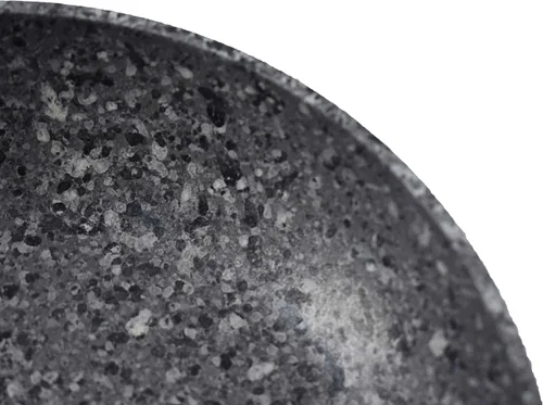 Vista 4 de Uniware Sartén antiadherente de aluminio con parte inferior de inducción, revestimiento de granito de 3 capas, 3 variantes de tamaño (7.9 pulgadas)