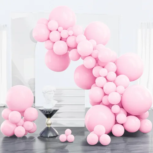 Vista 46 de PartyWoo - Globos de color albaricoque retro, 120 unidades de 5 pulgadas, de látex, para arco de globos, decoración de fiesta y de cumpleaños