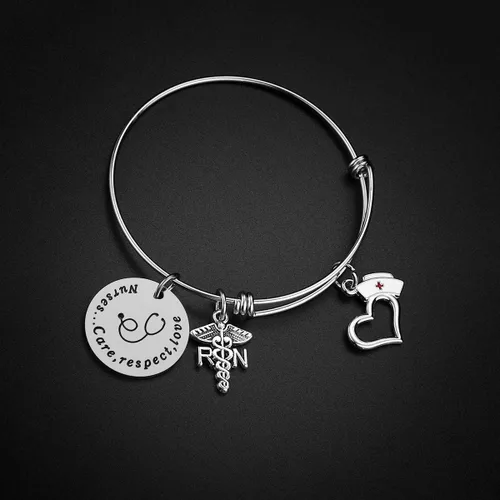 Vista 7 de Regalos de enfermera para mujeres Pulsera de enfermera, regalos de graduación de enfermería, regalos de enfermera, regalos de enfermera, regalos