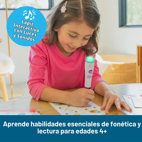Vista 2 de Educational Insights Hot Dots Phonics Fun - Tarjetas flash para niños