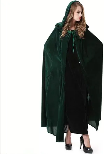Vista 2 de Rulercosplay Capucha túnica nueva de Halloween bruja con capucha cosplay disfraz