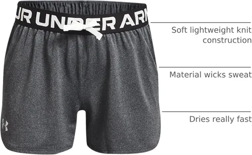 Vista 3 de Under Armour Play Up Pantalones cortos de color liso, para niña