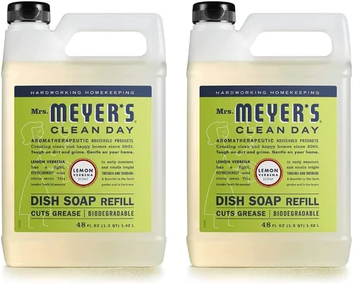Vista 16 de MRS. MEYER'S CLEAN DAY - Repuesto de jabón líquido para platos, albahaca, 48 onzas líquidas