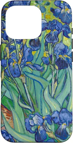 Vista 19 de Van Gogh Irises Modern Art Painting - Carcasa para iPhone 17