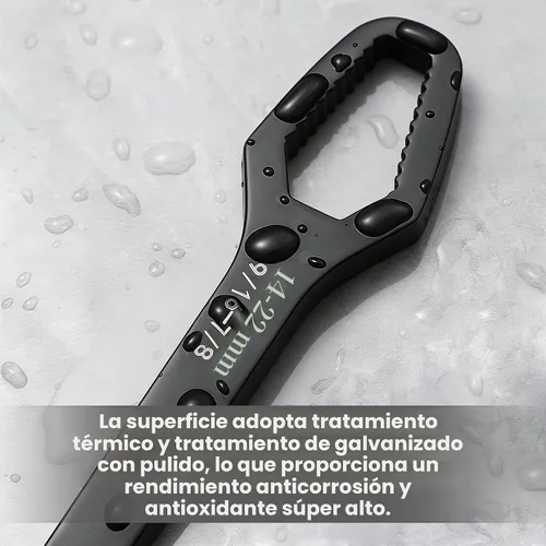 Vista 3 de Juego de llaves Torx universales de 4 piezas, kit de llaves ajustables de doble cabezal, herramienta manual profesional multifunción, llave pequeña