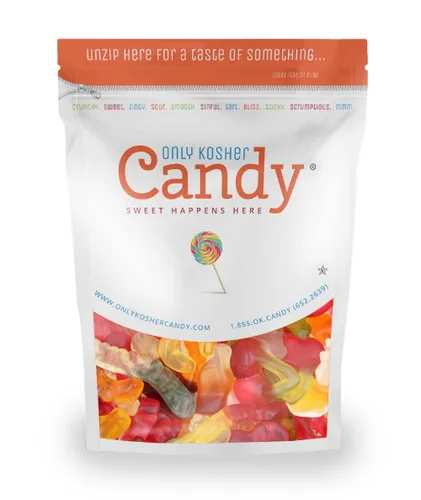 Vista 12 de Only Kosher Candy - Dulces de Gomita a Granel Sabor Cerezas Gemelas, Certificado Kosher, Paquete de 2 Libras