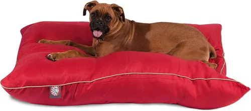 Vista 39 de Majestic Pet Cama para Mascotas de Súper Valor de 28 por 35 Pulgadas Mediana, Roja (Paquete de 3)