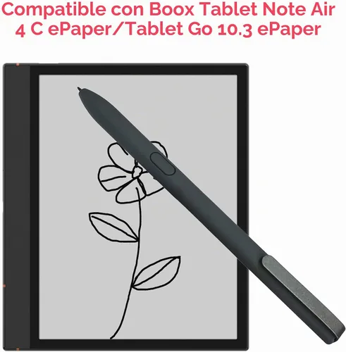 Vista 2 de Lápiz óptico para BOOX Stylus compatible con BOOX Tablet Note Air 4 C ePaper Stylus/Tablet Go 10.3 ePaper Pen con puntas (negro)